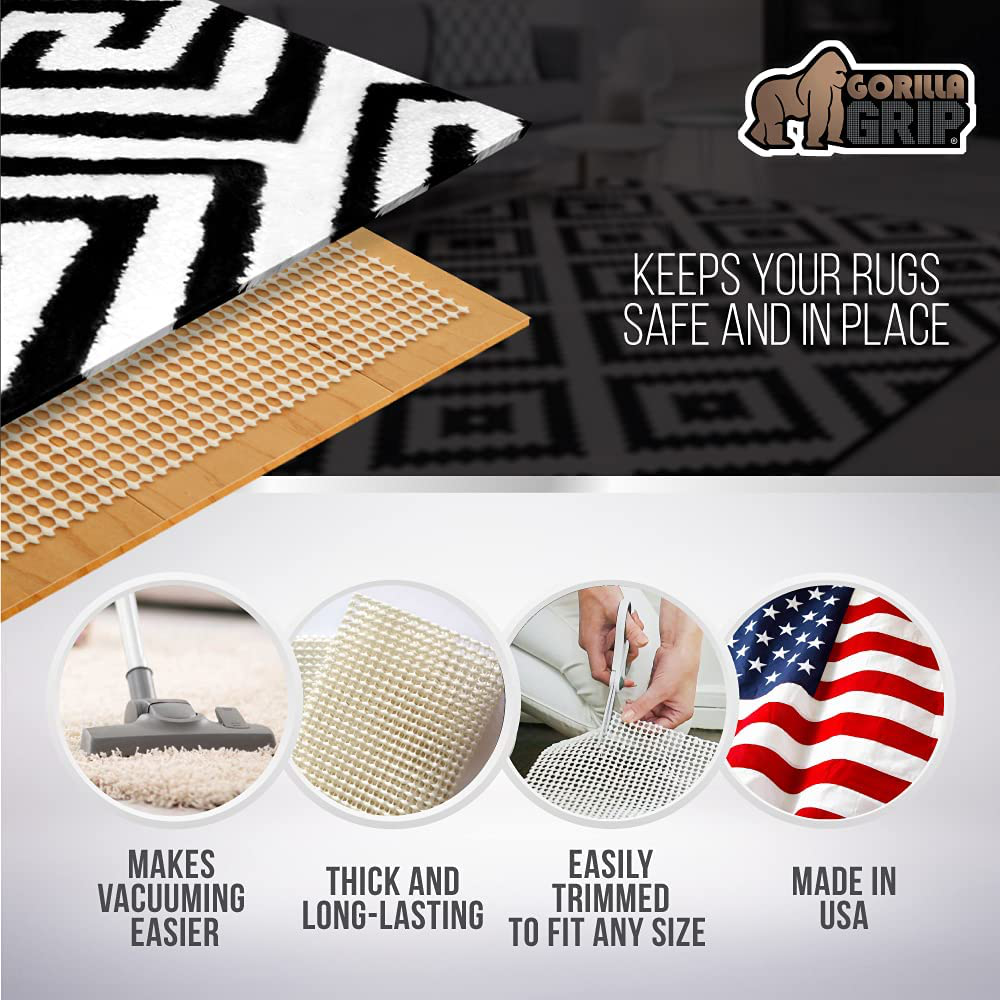 5x7 Rug Pad – Extra Strong, Non-Slip, Thick Grip
