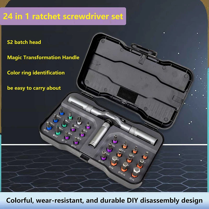 FixMaster 24-in-1 Magnetic Ratchet Set