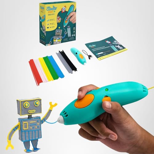 Start+ Essentials 3D Pen Set for Kids, Easy to Use, Learn from Home Art Activity Set, Educational STEM Toy for Boys & Girls Ages 6+