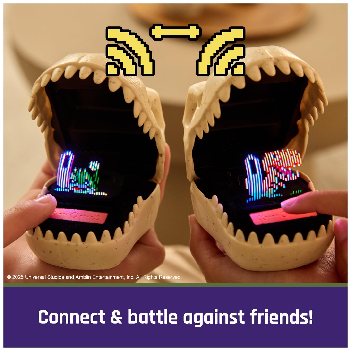 Jurassic World Interactive Dinosaur Toy with 25 Dinosaurs Inside, Reacts to Touch, Pods Connect & Interact, Digital Pet Gifts & Stocking Stuffers for Kids